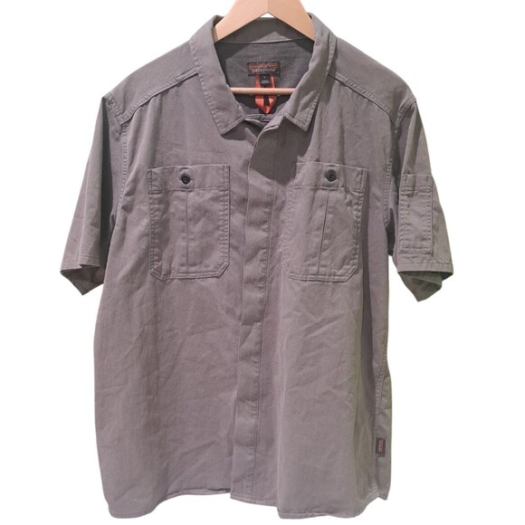 Patagonia Other - Patagonia Worn Wear Grey  Organic Cotton Short Sleeve  Shirt L  53295